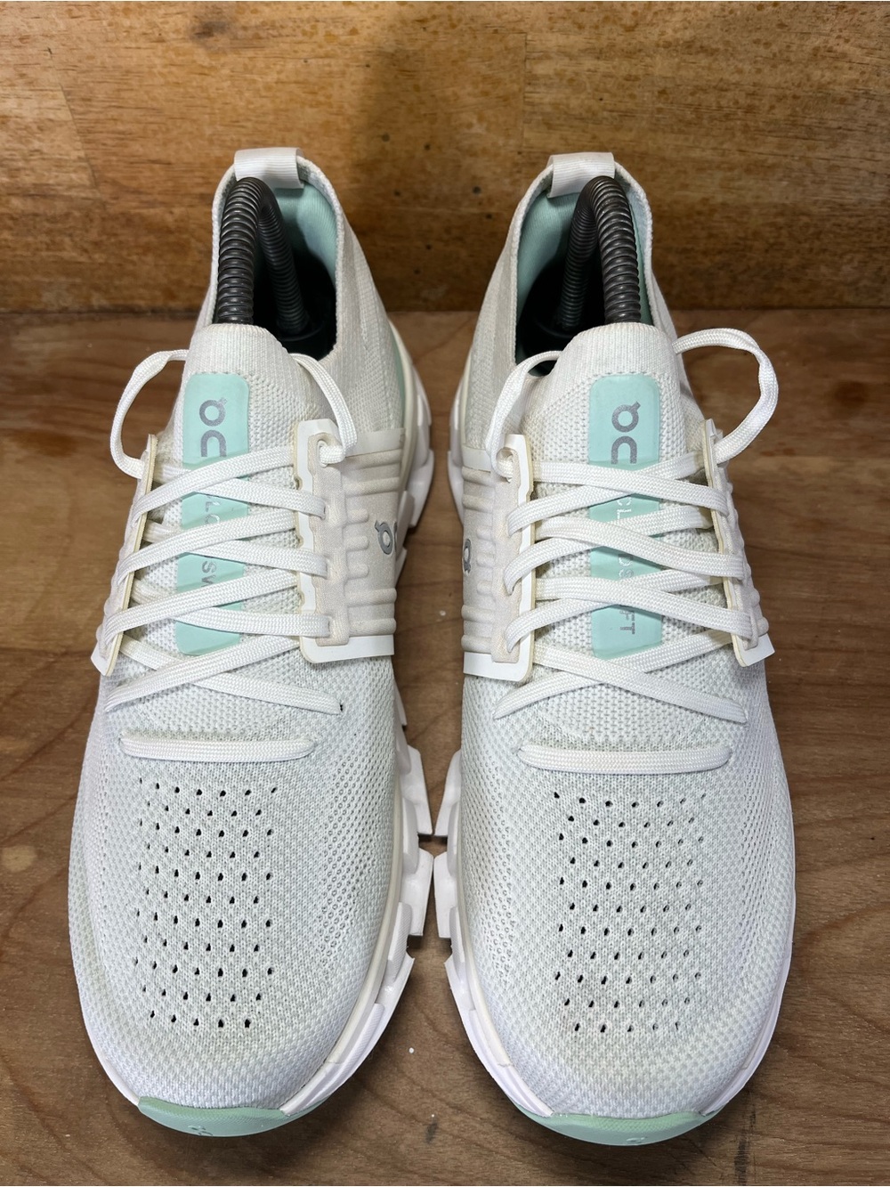On CloudSwift 3 REFLECTIVE Womens Size 9 Running Shoes Sneakers Ivory Creek - Picture 3 of 12